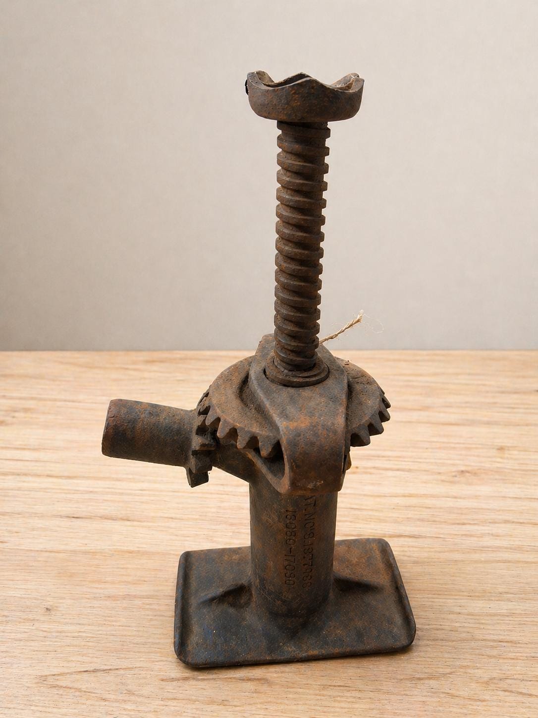 OLDキャストアイアンジャック Cast Iron Screw Jack - Etsy
