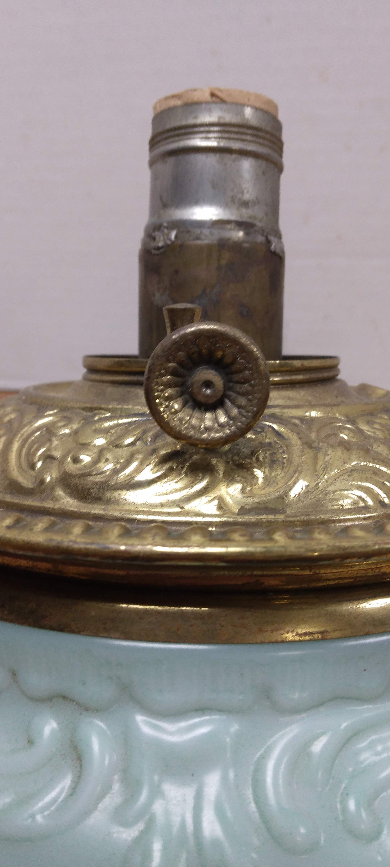 Vintage Electric Oil Lamp Light Fixture Pieces Etsy