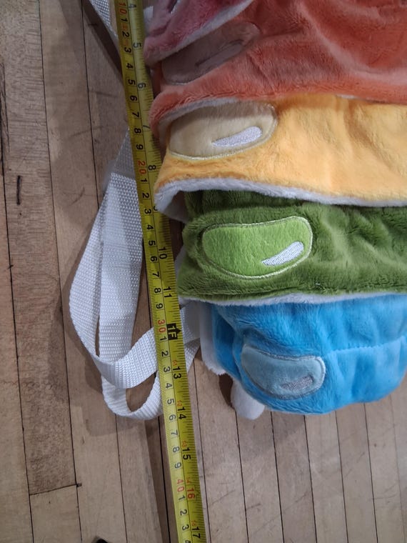 Roly Poly Rainbow Plush Backpack - image 8