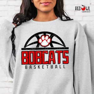 Basketball shirt, Bobcat Shirt, Bobcat Basketball, T-Shirt, Sweatshirt, Hoodie, Hooded, Crewneck, Basketball Sweatshirt, Mom, Dad, Coach