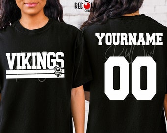 Vikings Shirt, Viking T-shirt, Vikings, Basketball, T-Shirt, Sweatshirt, Hoodie, Hooded, Crewneck, Shirt, Football, Basketball,Teacher,Cheer