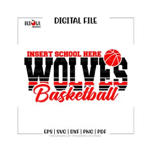 Basketball svg, Wolves Basketball, Wolves, Wolf, Basketball, svg, dxf, eps, png, pdf, sublimation, cut file, htv, vector, digital