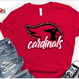 Cardinal Shirt Cardinal T-shirt Leopard Cheetah T-shirt 