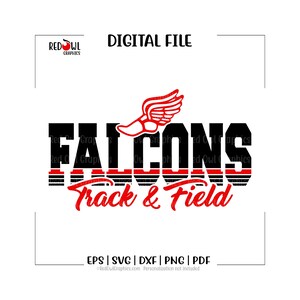 Track svg, Falcon Track svg, Falcon, Falcons, Track, svg, dxf, eps, png, pdf, sublimation, cut file, htv, vector, digital