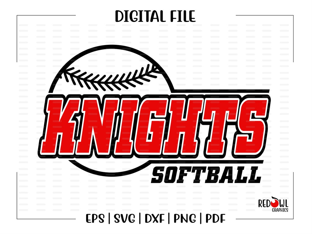 Softball Svg, Knight Softball Svg, Knights, Knight, Softball, Svg, Dxf