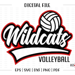 Volleyball svg, Wildcat Volleyball svg, Wildcat, Wildcats, Volleyball, svg, dxf, eps, png, pdf, sublimation, cut file, htv, vector, digital