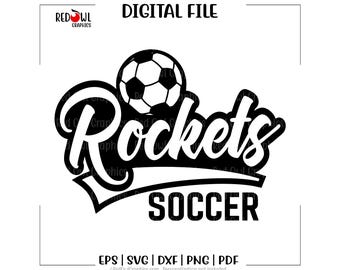 Fußball svg, Rakete Fußball svg, Rakete, Raketen, Fußball, svg, dxf, eps, png, pdf, sublimation, cut Datei, htv, Vektor, Digital, Clipart,Design