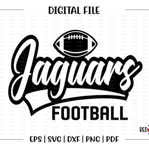 Fußball svg, Jaguar Football svg, Jaguar, Jaguare, Fußball, svg, dxf, eps, png, pdf, Sublimation, Clipart, Design, HTV, geschnittene Datei