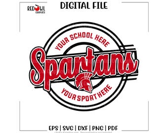 SpartanS svg, Spartan svg, Team Mascot, School, Teacher, Coach, Mom, Dad, svg,dxf, eps, png, pdf, sublimation, cut file, htv, design