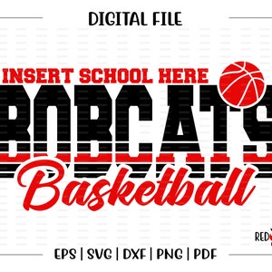 Basketball svg, Bobcat Basketball svg, Bobcat, Bobcats, Basketball, svg, dxf, eps, png, pdf, sublimation, cut file, htv, vector, digital