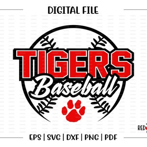 Baseball svg, Tiger Baseball svg, Tiger, Tigers, Baseball, svg, dxf, eps, png, pdf, sublimation, cut file, htv, vector, digital
