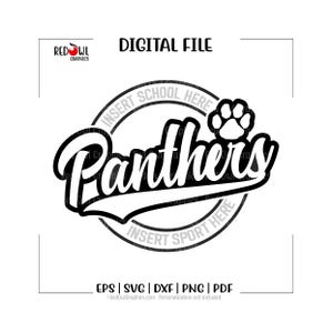 Panther svg, Panthers svg, Paw svg, Panther, Panthers, Paw, svg, dxf, eps, png, pdf, sublimation, cut file, htv, design, digital, clipart