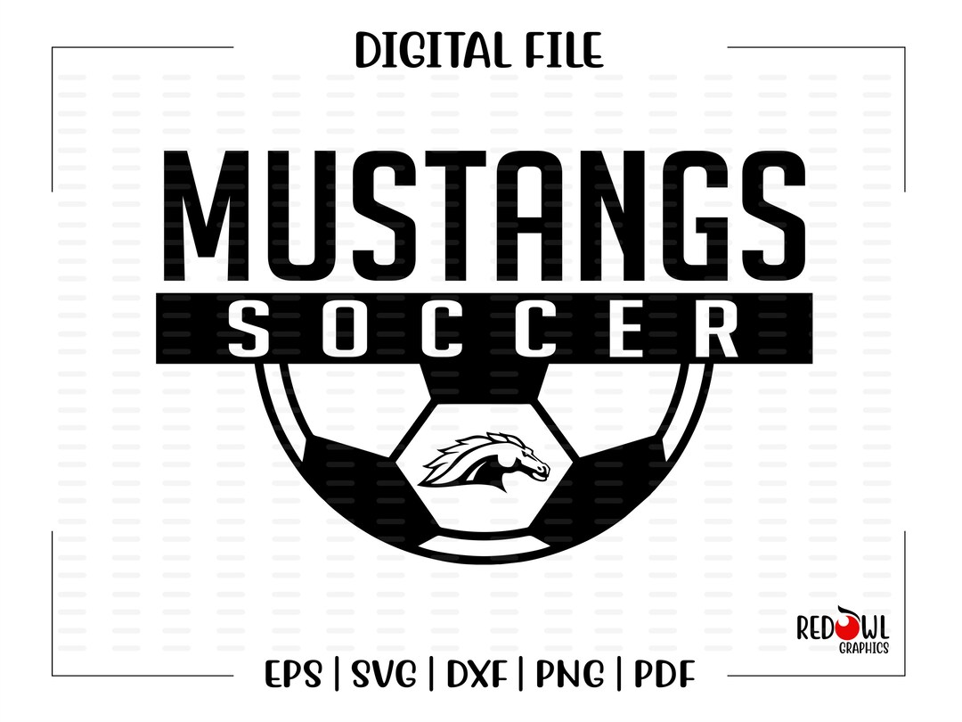 Soccer Svg Mustang Soccer Svg Mustang Mustangs Soccer Etsy