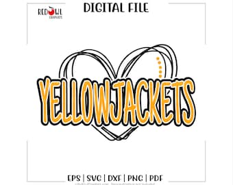 Avispa amarilla svg, Corazón, Amor, Chaqueta, Chaquetas, avispas amarillas, svg, dxf, eps, png, pdf, sublimación, archivo de corte, htv, vector, digital