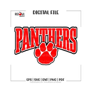 Panther svg, Panthers svg, Paw svg, Panther, P, Panthers, Paw, svg, dxf, eps, png, pdf, sublimation, cut file, htv, vector, digital