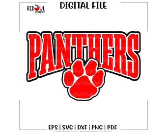 Panther svg, Panthers svg, Paw svg, Panther, P, Panthers, Paw, svg, dxf, eps, png, pdf, sublimation, cut file, htv, vector, digital