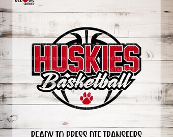 Ready To Press, Huskies Baseball dtf, Huskies DTF, Custom DTF Transfer, Heat Transfer,DTF, Huskies Transfer, Direct To Film