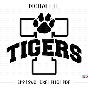 Tiger svg, Tigers svg, Tiger, Tigers, Team, Clipart, Mascot, School, svg, dxf, eps, png, pdf, sublimation, cut file, htv, vector, digital