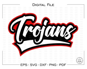 Trojan svg, Trojans svg, Trojan, Trojans, Mascot, School, svg, dxf, eps, png, pdf, sublimation, cut file, htv