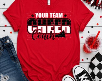 Cheer Coach shirt, Coach Shirt, Cheer, Cheerleader, Cheerleading, Coach, T-Shirt, Sweatshirt, Hoodie, Hooded, Crewneck, Cheer Sweatshirt