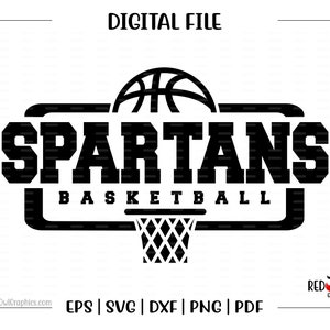 バスケットボール svg、スパルタン バスケットボール、スパルタン、スパルタンズ、バスケットボール、svg、dxf、eps、png、pdf、昇華、カット ファイル、htv、ベクター、デジタル