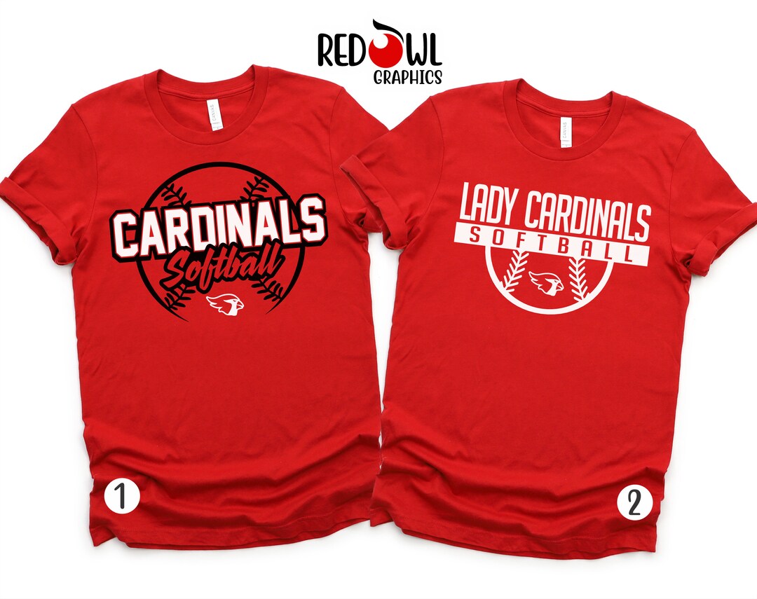 Softball Shirt, Lady Cardinals Shirt, Cardinals, Softball, Tshirt