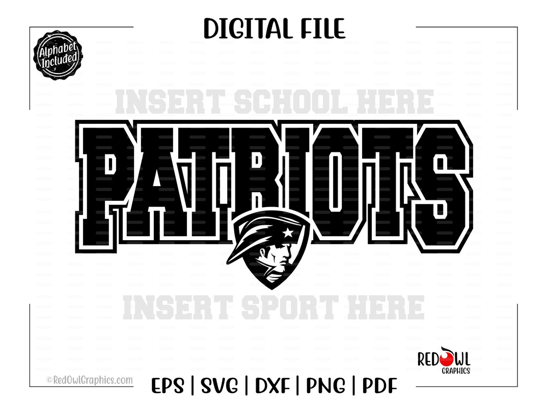 Patriot Svg, Patriots Svg, Patriot, Patriots, Mascot, Clipart, Svg, Dxf