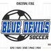 Soccer Svg, Blue Devil Soccer Svg, Blue, Devil, Soccer, Svg, Dxf, Eps ...