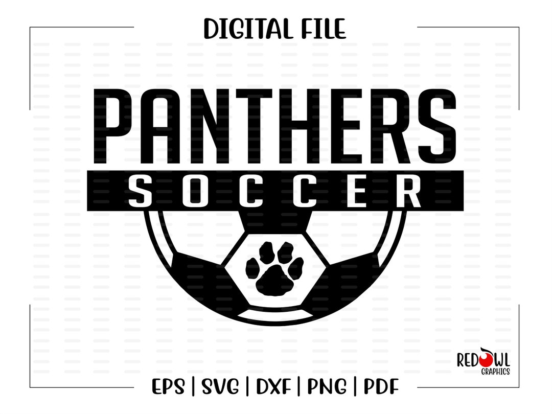 Soccer Svg Panther Soccer Svg Panther Panthers Soccer - Etsy