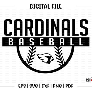 Baseball svg, Cardinal Baseball svg, Cardinal, Cardinals, Baseball, svg, dxf, eps, png, pdf, sublimation,cut file,htv,vector,digital,clipart