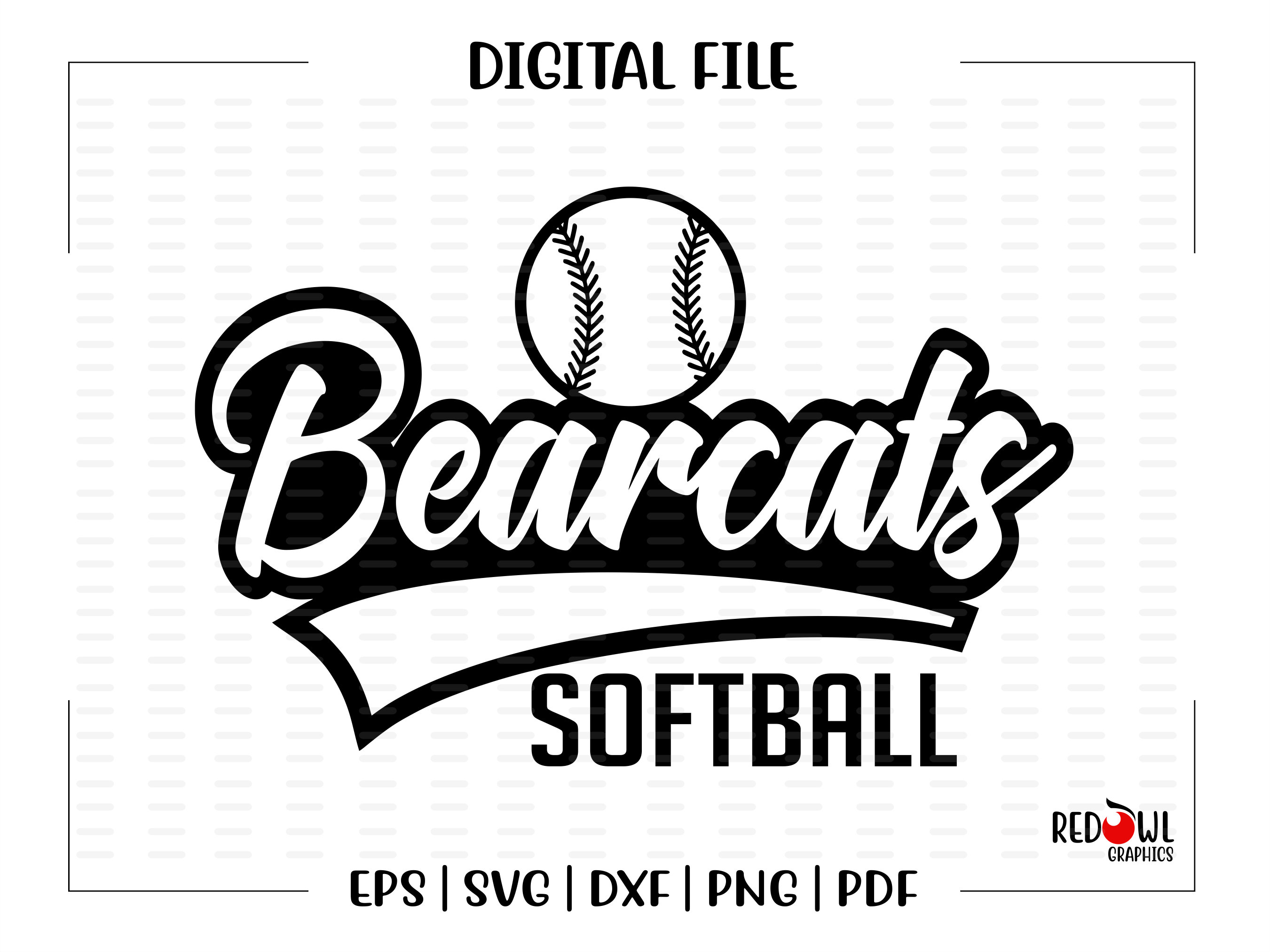 Printing & Printmaking Bearcats eps Bearcat svg dxf Digital File Custom