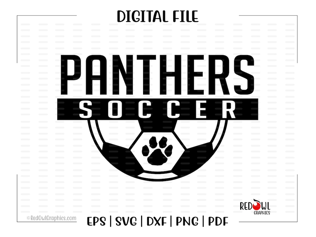 Soccer Svg, Panther Soccer Svg, Panther, Panthers, Soccer, Svg, Dxf