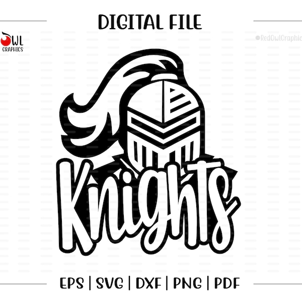 Knight svg, Knights  svg, Knight, Knights, clipart, Team, Mascot, School, svg, dxf, eps, png, pdf, sublimation, cut file, htv