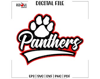 Panther svg, Panthers svg, Team Mascot, Coach, Mom, Dad, svg, dxf, eps, png, pdf, sublimation, cut file, htv, vector, digital