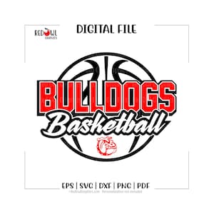 Basketball svg, Bulldog svg, Bulldog, Bulldogs, Basketball, svg, dxf, eps, png, pdf, sublimation, cut file, htv, vector, digital