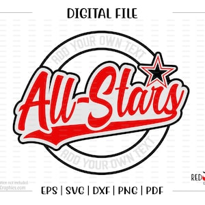 All Star svg, All-Star svg, Baseball svg, Baseball, All Stars, All-Stars, svg, dxf, eps, png, pdf, sublimation, cut file, htv,clipart,design