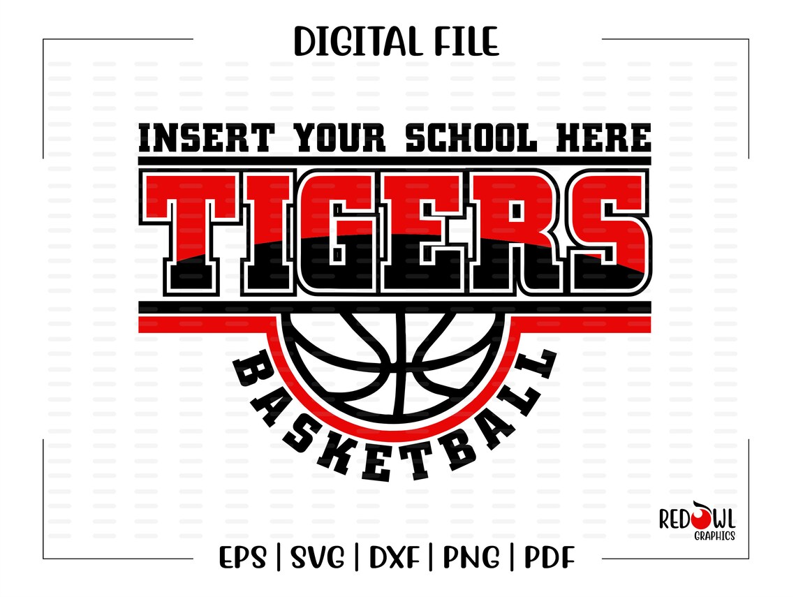 Basketball Svg Tiger Basketball Svg Tiger Tigers Etsy
