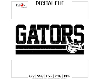 Gator svg, Gators svg, Gator, Alligatoren, Clipart, Maskottchen, htv, svg, dxf, eps, png, pdf, Sublimation, cut File, htv, Design, Football, Baseball
