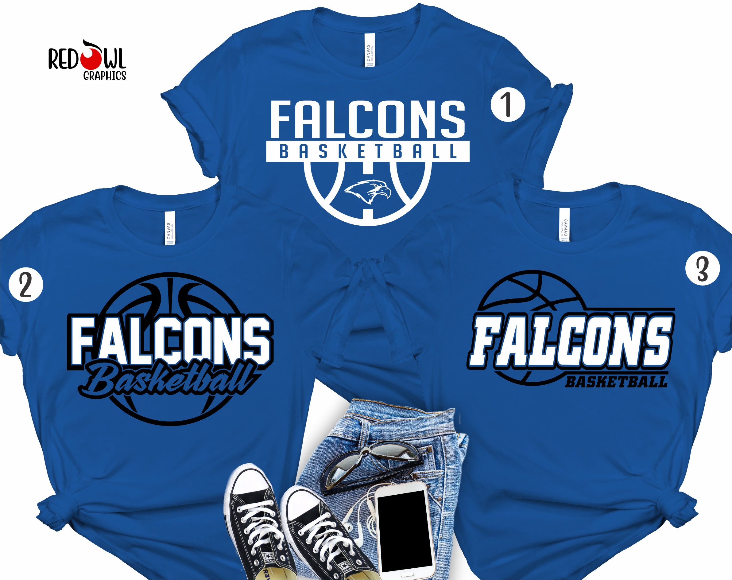 Falcons Basketball T-shirt Personalized Basketball Shirt -  Israel