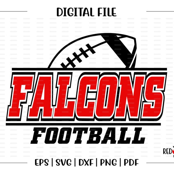 Football svg, Falcon Football svg, Falcon, Falcons, Football, svg, dxf, eps, png, pdf, sublimation