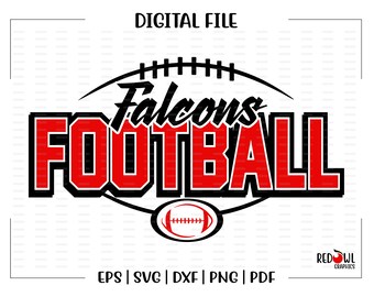 Football svg, Falcon Football svg, Falcon, Falcons, Football, svg, dxf, eps, png, pdf, sublimation