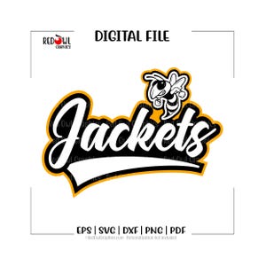 Jackets svg, Yellowjackets svg, Jacket, Jackets, yellowjackets, svg, dxf, eps, png, pdf, sublimation, cut file, htv, vector, digital
