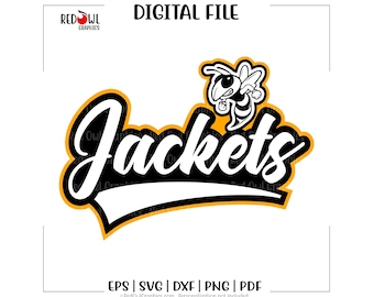Jackets svg, Yellowjackets svg, Jacket, Jackets, yellowjackets, svg, dxf, eps, png, pdf, sublimation, cut file, htv, vector, digital