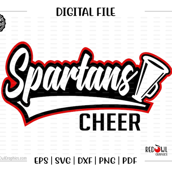 Cheerleading svg, Spartan Cheerleading, Spartan, Spartans, Cheer, Cheerleader, Cheerleading, svg, dxf, eps, png, pdf, sublimation, cut file