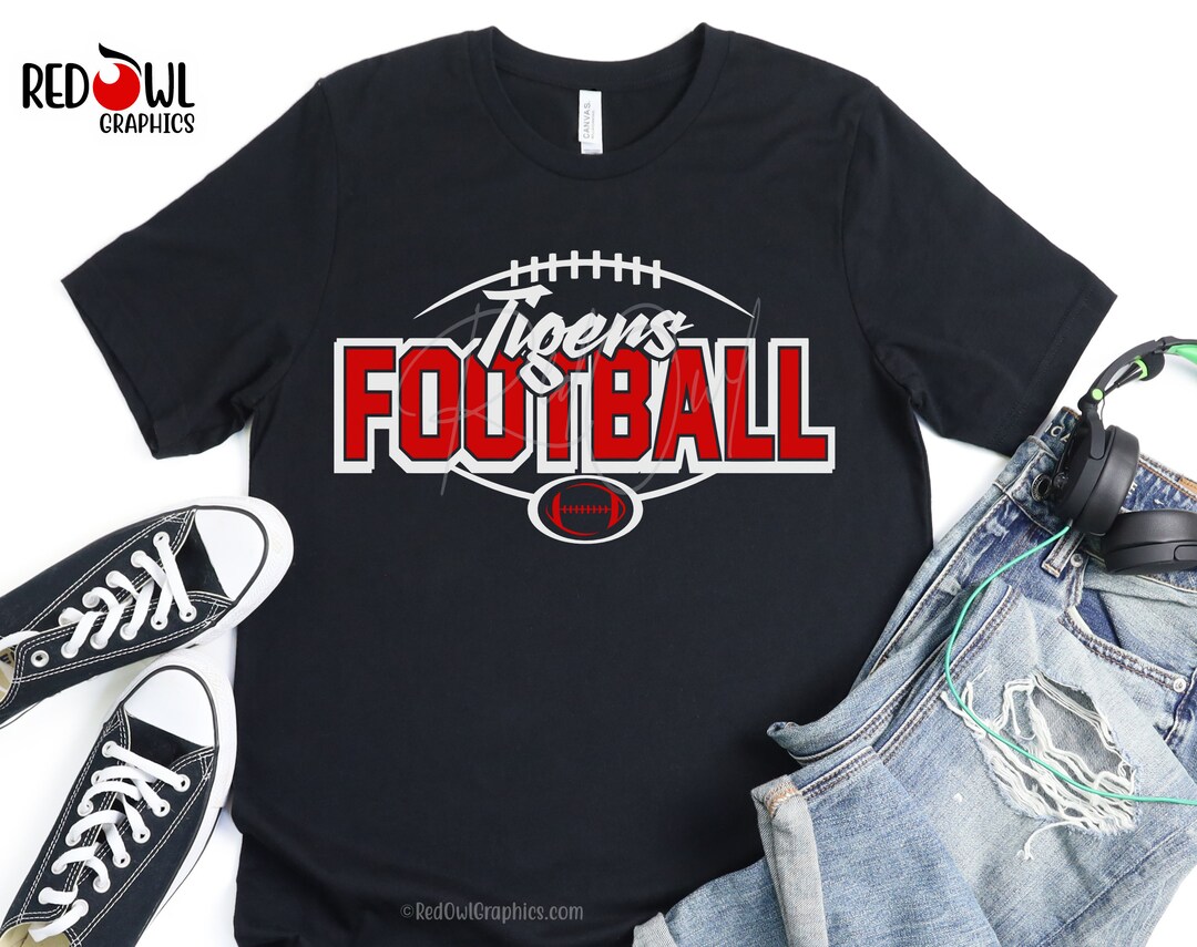 Football Shirt Tiger Football Shirt Tiger Football Etsy