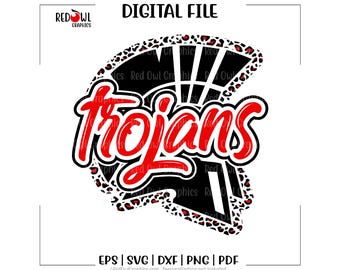 Trojan svg, Trojans svg, Trojan, Trojans, Mascot, School, svg, dxf, eps, png, pdf, sublimation, cut file, htv