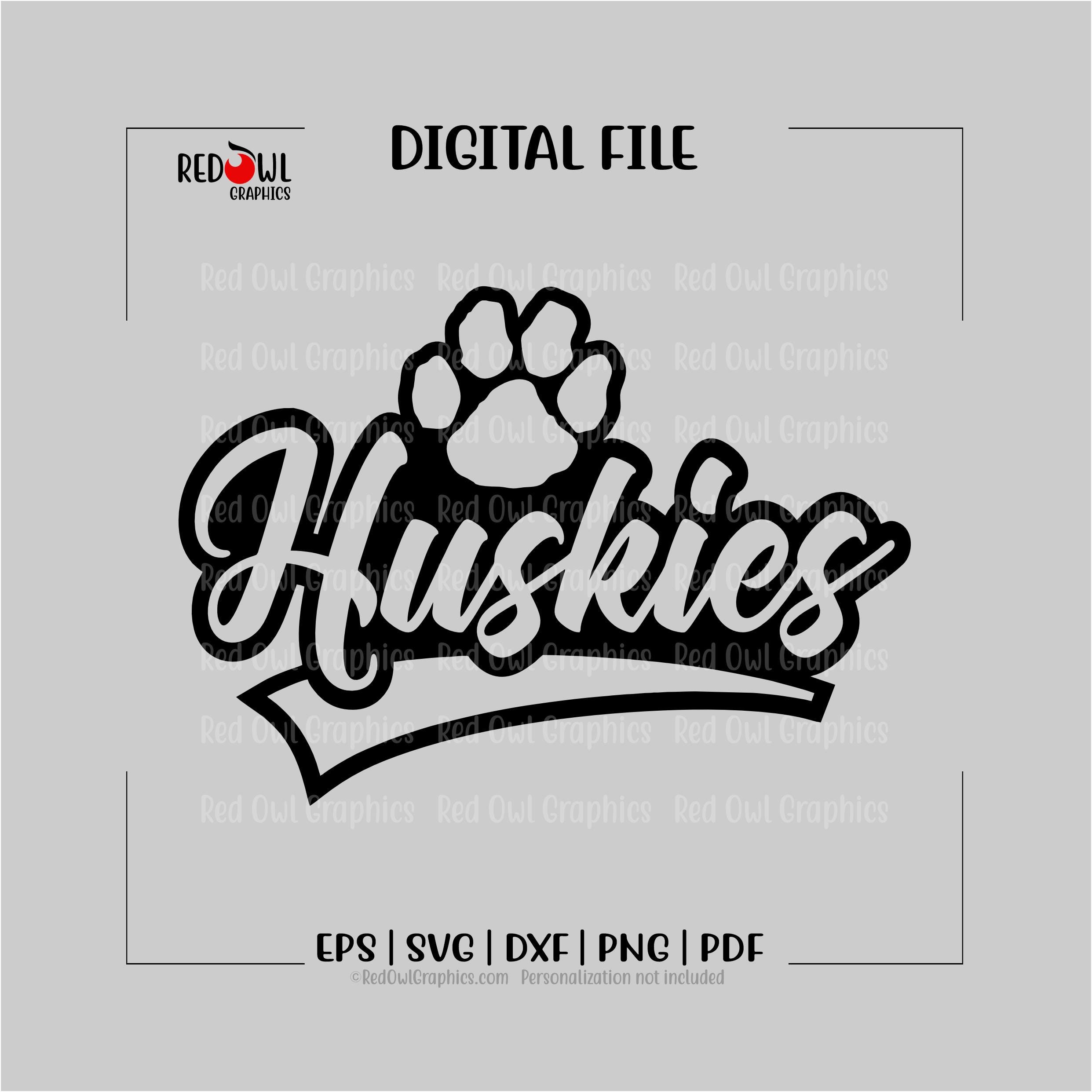 Huskies Svg, Huskies Png, Team Mascot, School, Teacher, Coach, Mom, Dad ...