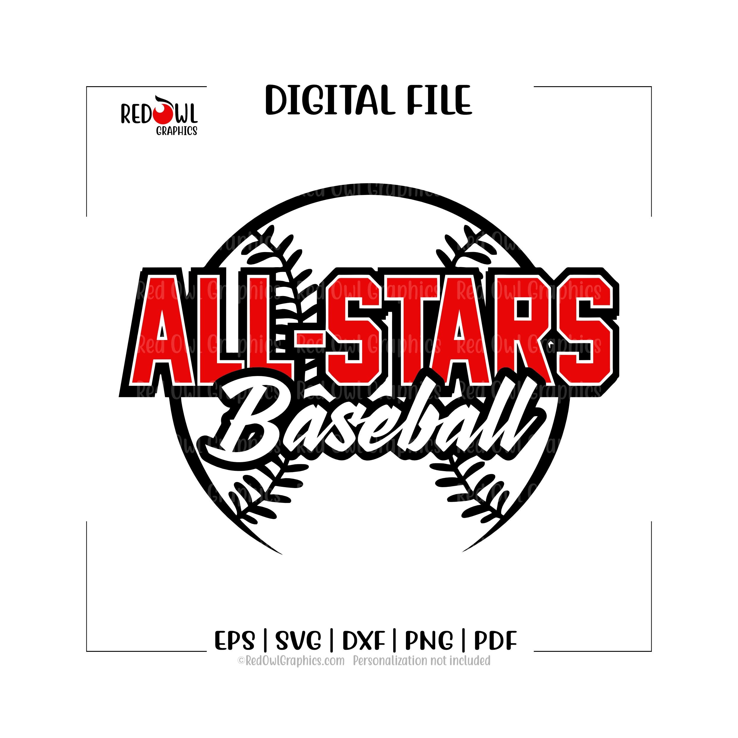 All Star Svg, All-star Svg, Baseball Svg, Baseball, All Stars, All ...