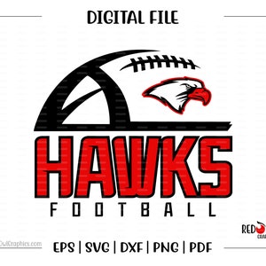 Football svg, Hawk Football, Hawk, Hawks, Football, Hawks svg, svg, dxf, eps, png, pdf, sublimation, cut file, htv, vector, digital, htv
