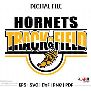Track svg, Hornet Track svg, Hornet, Hornets, Track, Field, svg, dxf, eps, png, pdf, sublimation, cut file, htv, vector, digital